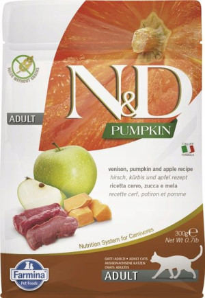 Farmina N&d Cat Pumpkin Venison&apple 300g