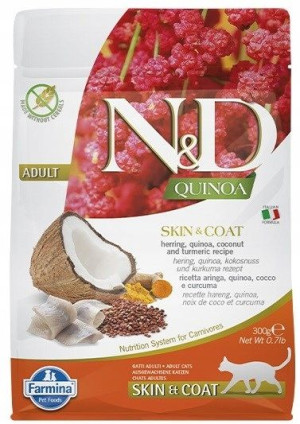 Farmina Cat Quinoa Skin&coat Herring 300g