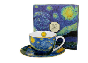 Filiżanka ze spodkiem 270 ml starry night by van gogh