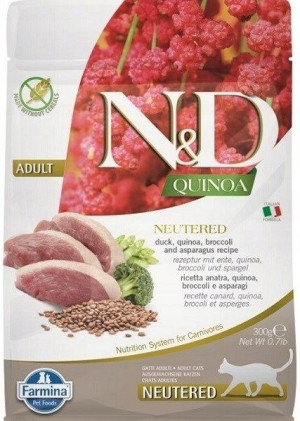FARMINA QUINOA DUCK BROCOLLI dla kota 300g