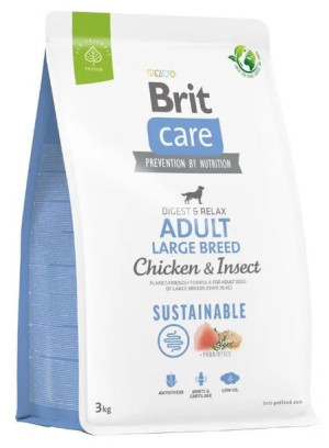 Brit Care Dog Sustainable Adult Chicken Insect 3kg