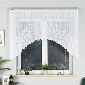 Kinga firanka żakardowa gotowa, szerokość 250 x wysokość 120cm, kolor 001 b