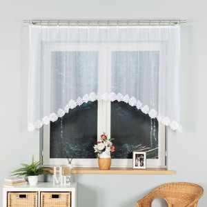 Żaklina firanka żakardowa gotowa, szerokość 250 x wysokość 120cm, kolor 001