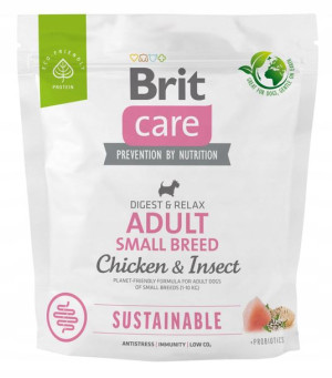 Brit Care Dog Sustainable Adult Chicken Insect 1kg