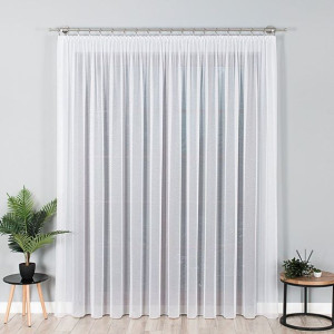 Firanka fantazyjna na markizecie, wysokość 330cm, kolor 003 biały