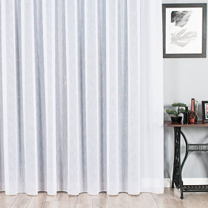 Firanka fantazyjna z ołowianką, wysokość 330cm, kolor 001 biały