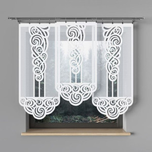 Ewa panel żakardowy gotowy, szerokość 60 x wysokość 120cm, kolor 001 biały