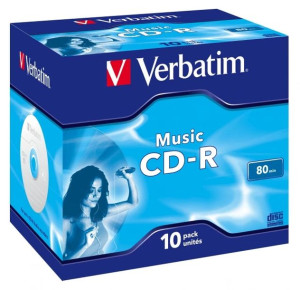 Płyta CD-R Audio Verbatim jewel case 10 szt 80min