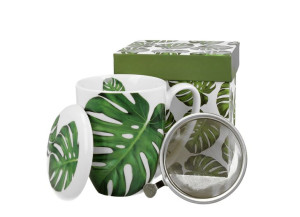 Kubek z zaparzaczem 380 ml monstera