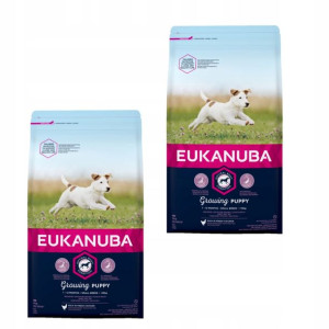 EUKANUBA Puppy Small Breed dla psa 2x3kg + GRATIS