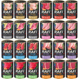 Dolina Noteci RAFI MIX 8 smaków DLA PSA 24x400g