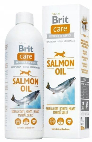 BRIT CARE Olej z łososia dla psa 250ml