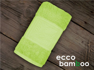 Ręcznik "greno" ecco bamboo 50x90 zielony