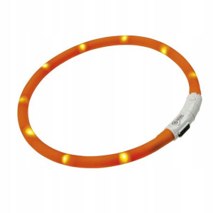 FERPLAST NIGHT OVER COLLAR świecąca obroża 55cm