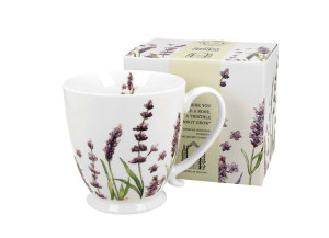 Kubek na stopce jumbo 480 ml classic lavender