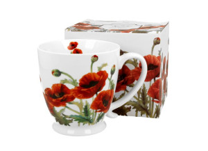 Kubek na stopce jumbo 480 ml classic poppies