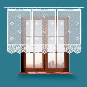 Sofia panel żakardowy gotowy, szerokość 60 x wysokość 120cm,  kolor 001 bia