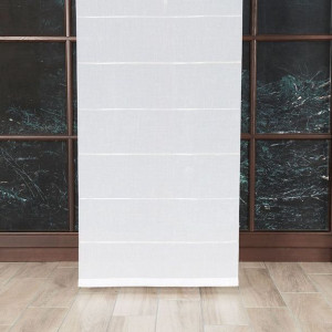 Panel ze wzorem po całości, szerokość 60cm, kolor 001 biały ze srebrnymi i