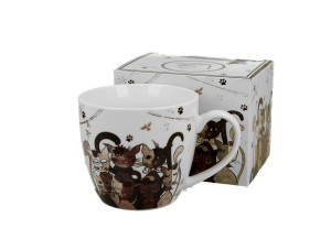 Kubek 460 ml cats family