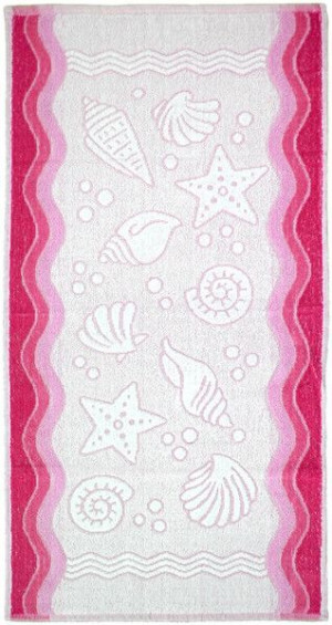 Ręcznik "greno" flora ocean 50x100 róż