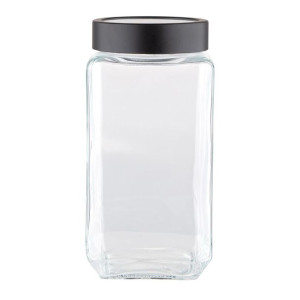 Słoik pojemnik szklany na produkty sypkie 1000 ml kwadratowy