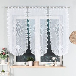 Firanka gotowa, szerokość 60 x wysokość 160cm, kolor 001 biały
