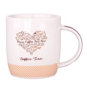 Kubek Baryłka Szeroka Nbc 300 Ml Dek. Coffee Time Bz