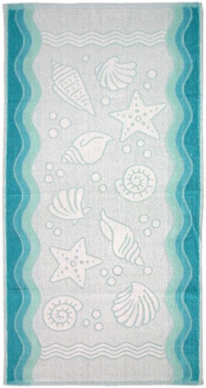 Ręcznik "greno" flora ocean 40x60 turkusowy