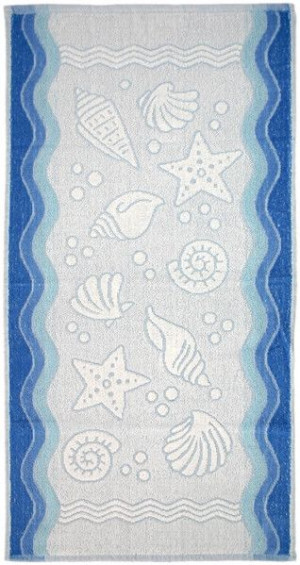 Ręcznik "greno" flora ocean 40x60 niebieski