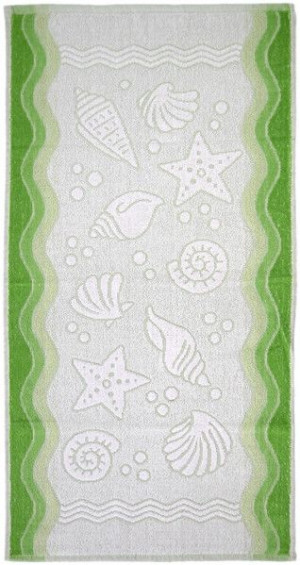 Ręcznik "greno" flora ocean 40x60 zielony