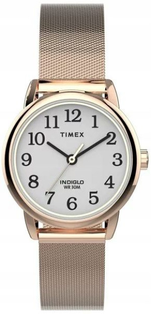 Zegarek Damski TIMEX TW2U08100 Mesh Złoty