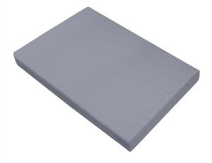 Prześcieradło bawełna bielbaw 160x210 stalowe