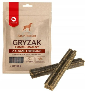 Maced Gryzak Dental Wołowina Z Algami Oregano 100g