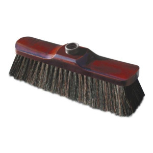Miotła z naturalnym włosiem 28cm lux