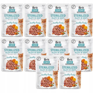 Brit Care Cat FG Sterilized Rabbit 10x85g