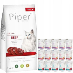 DOLINA NOTECI Piper z wołowiną 3 kg + 15x100g