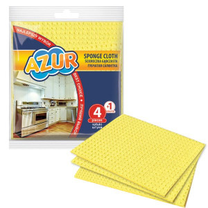 Ściereczka gąbczasta 4+1 szt. gratis! azur