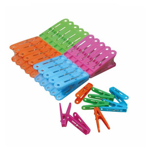 Klamerki mini 20 szt. azur