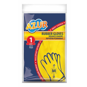 Rękawice gumowe m azur