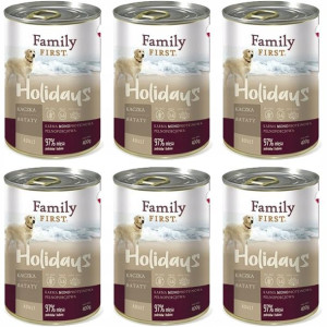 FamilyFirst Kaczka batat monoproteina adult 6x400g