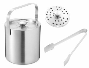 Wiaderko do lodu + szczypce 1,3l