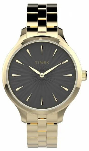 Zegarek Damski TIMEX TW2V06200 Bransoleta Złoty