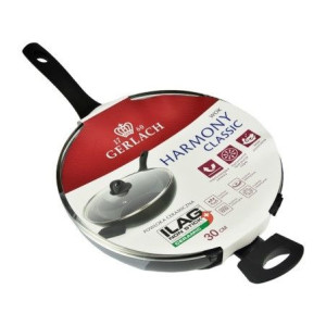 HARMONY Patelnia 30cm aluminiowa WOK powłoka celaron