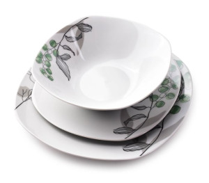 Lea Green Komplet Obiadowy 18cz