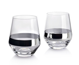 MIRELLA SILVER Komplet  2 SZKLANEK 450ml 7.5x6xh9cm