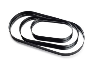 LUCAS BLACK Komplet 3 TAC 49.5x23xh3cm/38x18.5xh2.5cm/27x14xh2.5cm