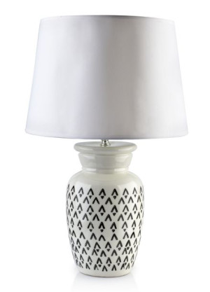LORA WHITE Lampa 14x14xh51cm