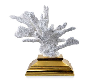 SAMOA CORAL WHITE Figura na postumenice 34,4x21x33,7cm