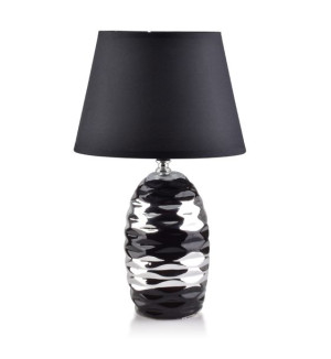 Lara Jet Silver Lampa H38x12cm