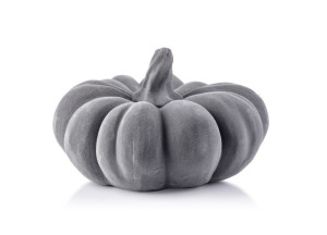 MAVE Figura dynia welur szary 17xh10cm